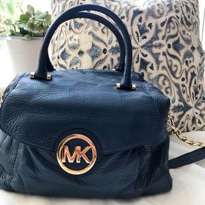 Michael Kors Navy Blue Purse